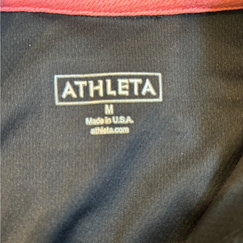 Athleta black collared top - Picture 4 of 7